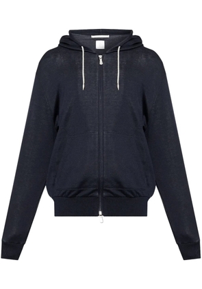 Eleventy jersey hoodie - Blue