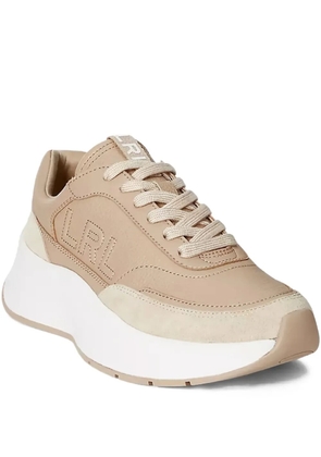 Lauren Ralph Lauren Franky panelled sneakers - Neutrals