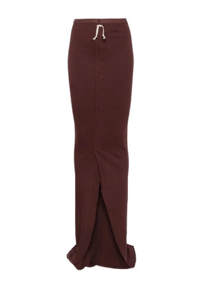 Rick Owens DRKSHDW high-waisted skirt - Brown