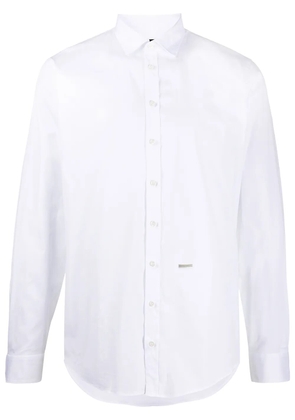 DSQUARED2 logo plaque shirt - White