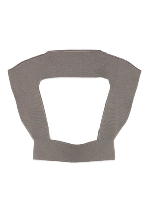 Rick Owens Tatlin keyhole wool top - Grey
