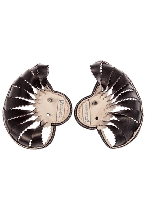 Thomasine shell cuff - Black