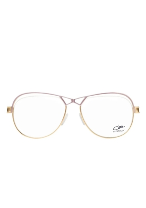 Cazal pilot-frame glasses - Gold