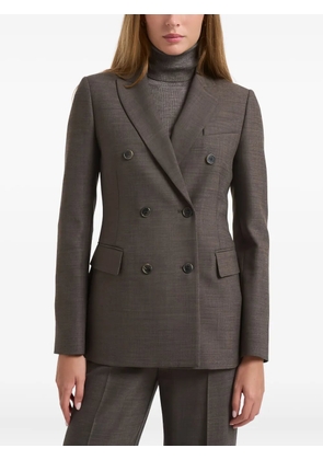 P.A.R.O.S.H. double-breasted blazer - Brown