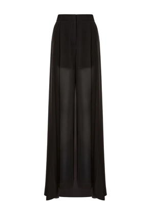 Alberta Ferretti semi-sheer trousers - Black