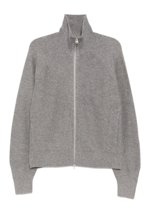 CROQUIS turtle-neck cardigans - Grey