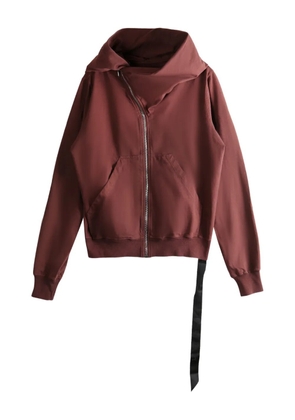 Rick Owens DRKSHDW Mountain zip-up hoodie - Red