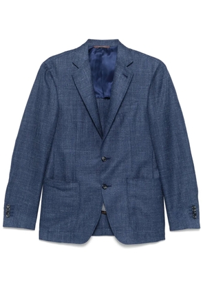 Canali single-breasted blazer - Blue