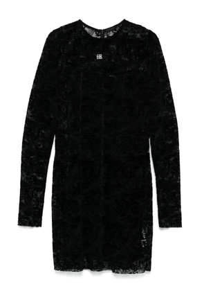 Givenchy botanical-motif mini dress - Black