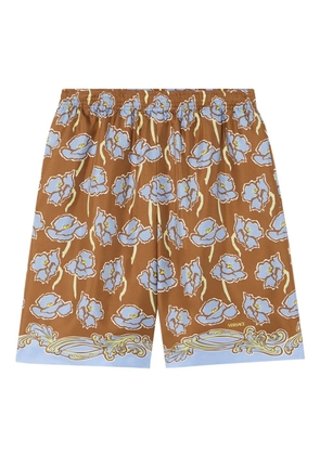 Versace Poppies shorts - Brown