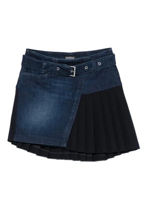 DONDUP belted skirt - Blue