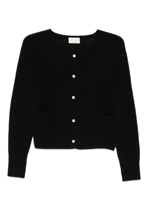 Ma'ry'ya crew-neck cardigan - Black