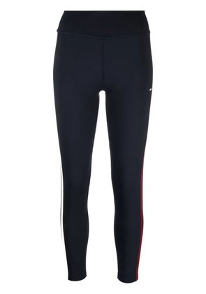 Tommy Hilfiger Sport 7/8 tape-detail leggings - Blue