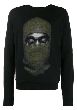 Ih Nom Uh Nit balaclava print sweatshirt - Black