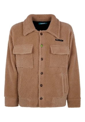 BARROW button teddy jacket - Brown