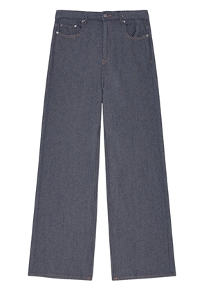 GANNI wide-leg jeans - Blue