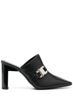 1017 ALYX 9SM 90mm square-toe leather mules - Black