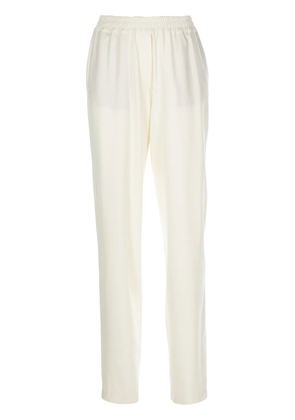 ZEYNEP ARCAY wool tapered joggers - White