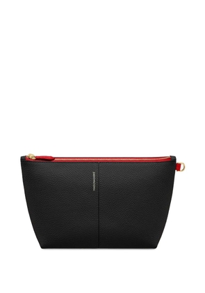 MAISON de SABRÉ Small Flaire d-ring leather pouch - Black