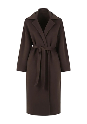 Alberta Ferretti Belted coat - Brown