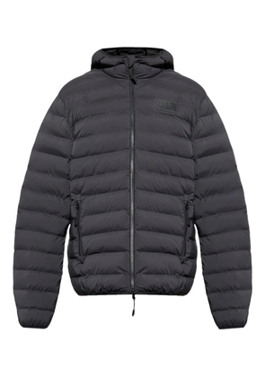 Ea7 Emporio Armani logo-patch padded jacket - Black