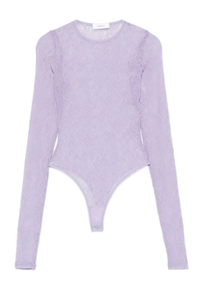 WARDROBE.NYC long-sleeve bodysuit - Purple