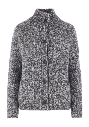 WOMMELSDORFF BERLIN high-neck patch-pocket cardigan - White