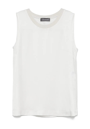 Lorena Antoniazzi satin tank top - Grey