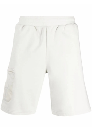 A-COLD-WALL* embroidered logo track shorts - Neutrals