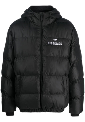 Hide&Jack logo-embroidered padded jacket - Black