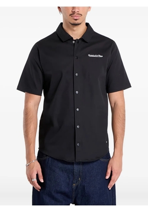 Mitchell & Ness branded short-sleeve shirt - Black