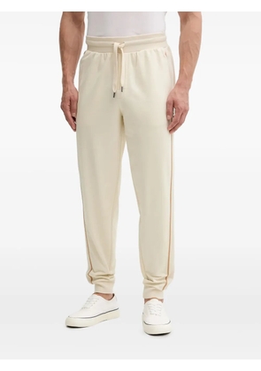 BOSS drawstring-waist stripe-detail trousers - Neutrals