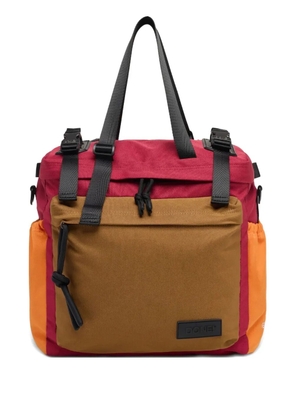 DONE! East+West colour-block tote bag - Red