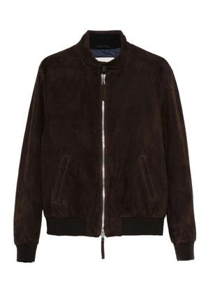 THE JACK LEATHERS suede jacket - Brown