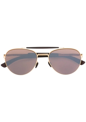 Mykita pilot-frame tinted sunglasses - Brown