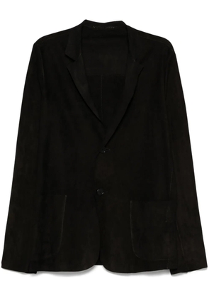 Salvatore Santoro suede blazer - Black