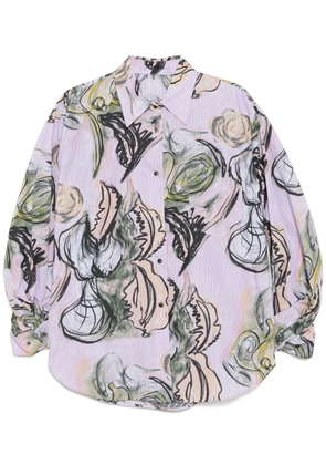 JNBY graphic-print shirt - Purple