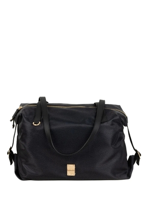 Borbonese zip tote bag - Black