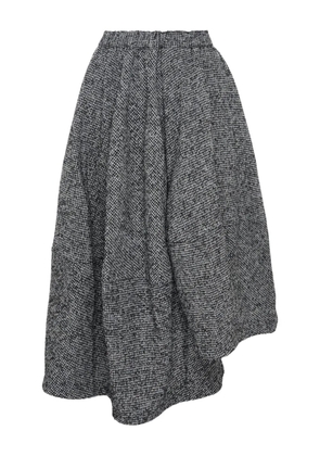 Comme Des Garçons Comme Des Garçons elasticated-waistband midi skirt - Grey
