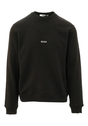 MSGM logo-print sweatshirt - Black