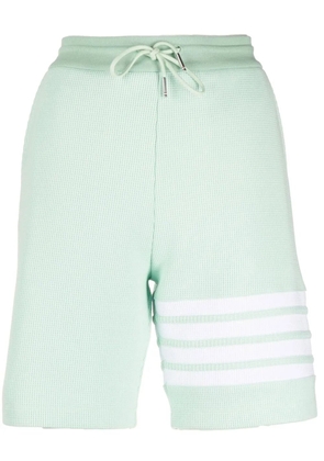 Thom Browne 4-bar stripe shorts - Green