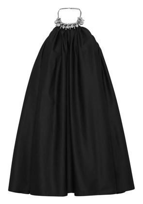 Philipp Plein crystal-embellishment cotton mini dress - Black