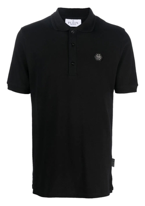 Philipp Plein snake-logo polo shirt - Black