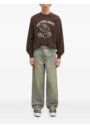 Aries graphic-print sweatshirt - Brown