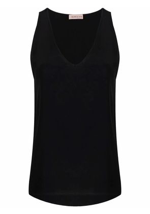 Blanca Vita V-neck vest top - Black