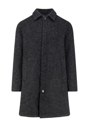Paltò single-breasted coat - Grey