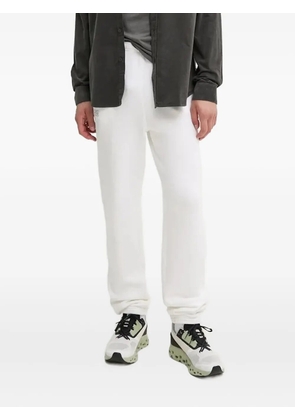 American Vintage logo-embroidered sweatpants - White