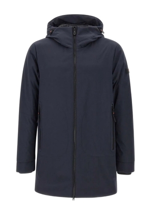 Peuterey hooded zip-up parka - Blue