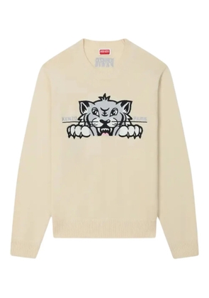 Kenzo Happy Tiger sweater - Neutrals