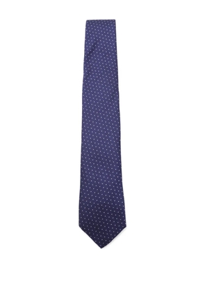 Canali geometric-pattern tie - Blue